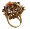 Diamonds Rose Gold and Silver Ring 3