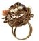 Diamonds Rose Gold and Silver Ring 4