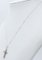 9 Karat White Gold Cross Pendant Diamond Necklace 3