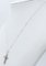 9 Karat White Gold Cross Pendant Diamond Necklace, Image 3