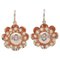 12 Karat Retro Pearl Rose Gold Earrings, Set of 2, Image 1