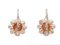 12 Karat Retro Pearl Rose Gold Earrings, Set of 2, Image 3
