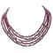 Vintage Garnets & Diamond Necklace 1