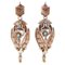 12 Karat Retro Rose Gold Earrings, Set of 2, Image 1