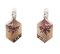 12 Karat Retro Rose Gold Earrings, Set of 2, Image 4