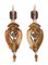 12 Karat Retro Rose Gold Earrings, Set of 2, Image 3