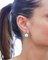 14 Karat Rose Gold Diamond Stud Earrings, Set of 2, Image 5
