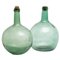 Antique French Demijohn Glass Bottles, Barcelona, 1950s, Set of 2 1