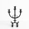 Rustic Metal Candleholder, 1940s 3