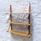 20th Century Miquel Milan Wood and Leather Shelf 2