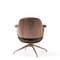 Plywood Walnut Leather Low Lounger Armchair by Jaime Hayon 2
