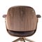 Plywood Walnut Leather Low Lounger Armchair by Jaime Hayon 9