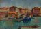 Antonio Sbrana, Canal de Livorno, óleo sobre tabla, Imagen 1