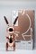 Grand Rose Gold Rabbit Sculpture by Editions Studio 2