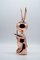 Grand Rabbit Rose Gold Sculpture by Editions Studio, Image 3