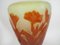 Nancy Glass Paste Vase with Floral Decoration by Émile Galle, Image 6