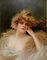 Edouard Bisson, Portrait of Elegant, 1900, Grand Panneau de Lithographie Décorative 1