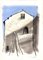 Georges Laporte, The Little Church, 1974, Original Pastellzeichnung 1