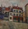 Elisée Maclet, Montmartre, Place Jb Clément, 1940, olio su tela, Immagine 6