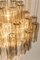 Lámpara de araña Tronchi grande de cristal de Murano de Venini para Kalmar, Austria, años 60, Imagen 10