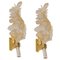 Large Murano Glass Wall Sconces by Barovier & Toso, Italy, 1970s, Set of 2, Image 1