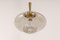 Large Smoked Glass Pendant Light by Peill & Putzler, Germany, 1970s, Image 3