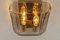 Large Smoked Glass Sconce by Limburg, Germany, Set of 2, Image 9