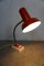 Red Desk Lamp from Sis, 1970s, Image 5