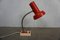 Red Desk Lamp from Sis, 1970s, Image 4