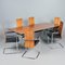 Table with Chairs by Ronald Schmitt, Set of 7 1