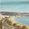 Cote d Azur Waterfront Lehrtafel von Westermann, 1970er 2