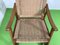 Vintage Rocking Chair with Cord Wickerwork, 1960 7