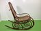 Rocking Chair in Bentwood and Viennese Wicker, 1890, Image 2