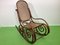 Rocking Chair in Bentwood and Viennese Wicker, 1890, Image 1