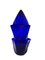Jarrón Tulip de vidrio azul de Willem Noyons, 1997, Imagen 1