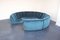 Velvet Circle Sofa Gilda by Michel Ducaroy for Ligne Roset, 1972, Set of 8 5