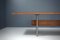 Large Teak and Metal Dining Table from Mobiltecnica Torino, 1970s 4