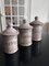 Pots Vallauris en Céramique avec Couvercles, Set de 3 1