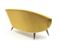 Golden Velvet Tellus Sofa by Folke Jansson for S.M. Wincrantz, 1950s 5