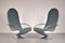 1-2-3 Easy Chairs by Verner Panton for Fritz Hansen, 1970s, Set of 2 1