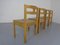 Oak Dining Chairs by Esko Pajamies for Asko, 1960s, Set of 4 5