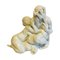 Figurine Blanc De Chine de Neptune et Femme sur Poisson de Bing & Grondahl 1