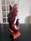 Skandinavische Vogel Skulptur aus Holz 2