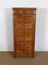 Art Nouveau Solid Pitchpin Undender Bamboo Spirit Cabinet, 1900s 1