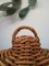 Large Italian Hand-Woven Willow Basket with Lid, 1950s, Image 18