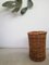Large Italian Hand-Woven Willow Basket with Lid, 1950s 7