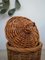 Large Italian Hand-Woven Willow Basket with Lid, 1950s, Image 15
