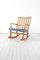 Rocking Chair Ml-33 par Hans J. Wegner pour a/S Mikael Laursen 1