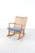 Rocking Chair Ml-33 par Hans J. Wegner pour a/S Mikael Laursen 4