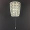 Mid-Century German Glass Wall Light or Sconce from Limburg, 1960s, Image 2